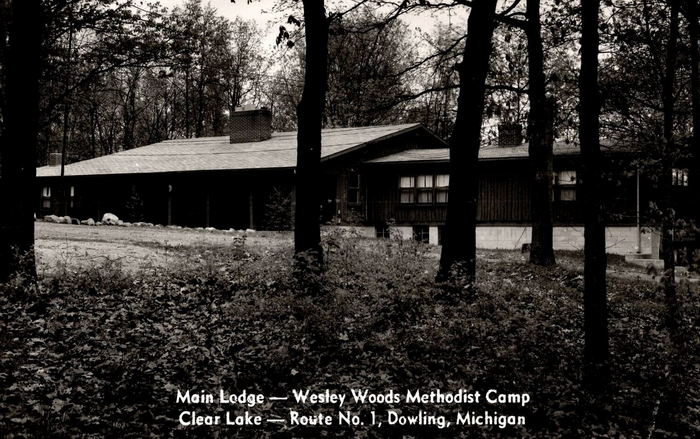 Wesley Woods Camp & Retreat Center - Vintage Postcard (newer photo)